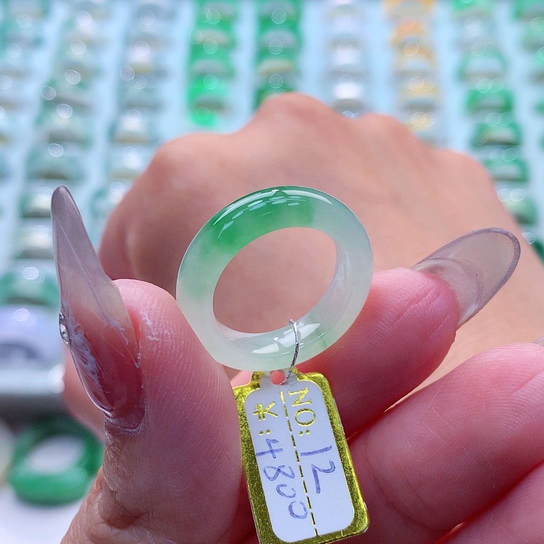 翡翠戒指未镶嵌12号