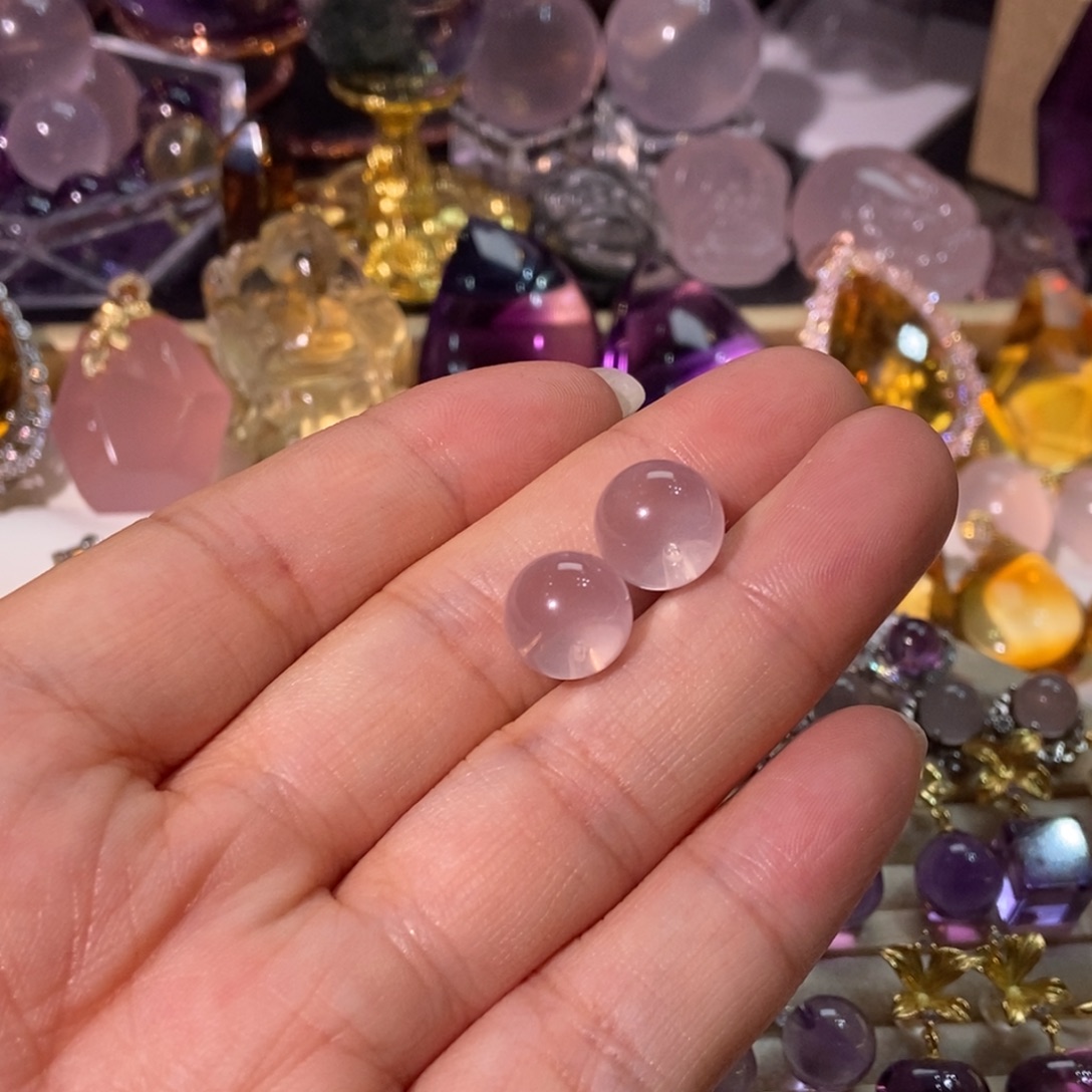 银S925镶嵌水晶耳饰