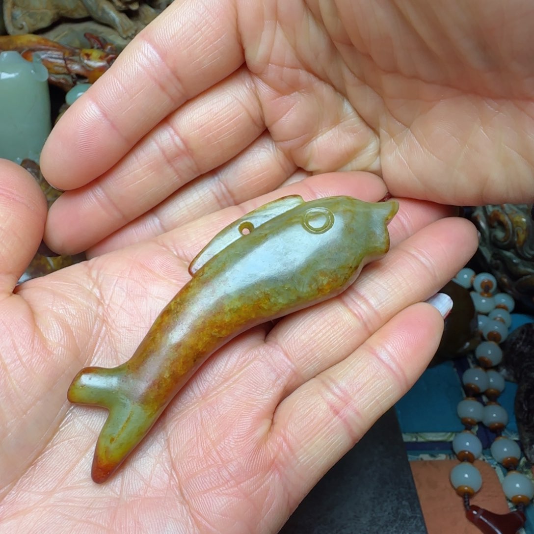 和田玉把件未镶嵌