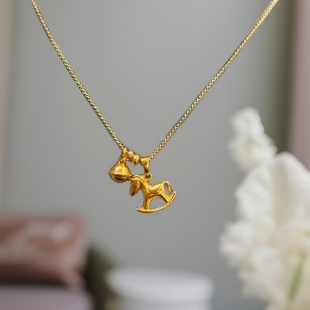 铜合金项链 铜合金精致设计马上有钱女款轻奢锁骨链礼物