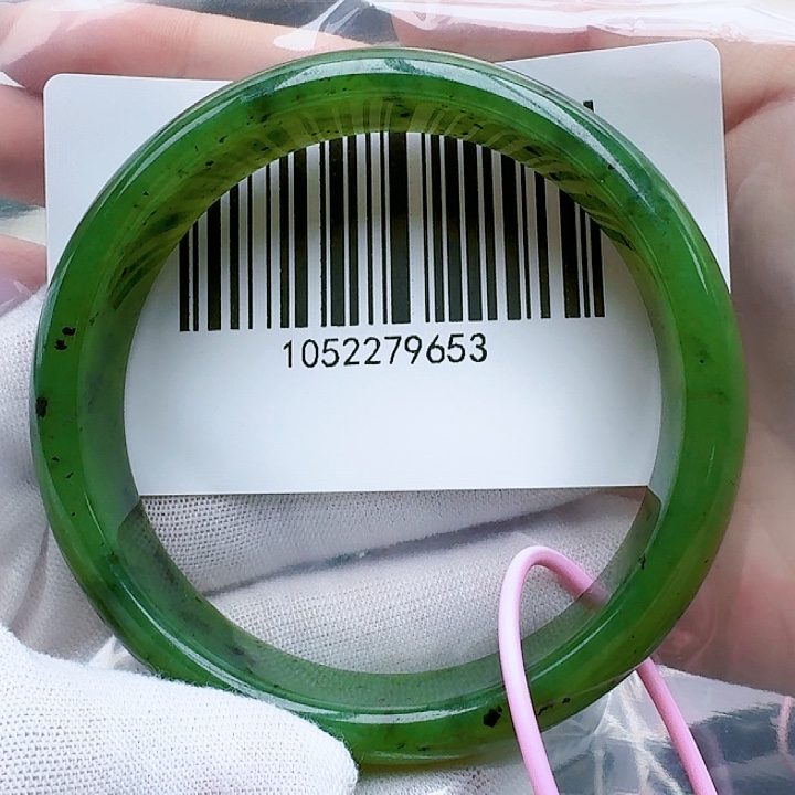 和田玉（碧玉）未镶嵌手镯6162包容