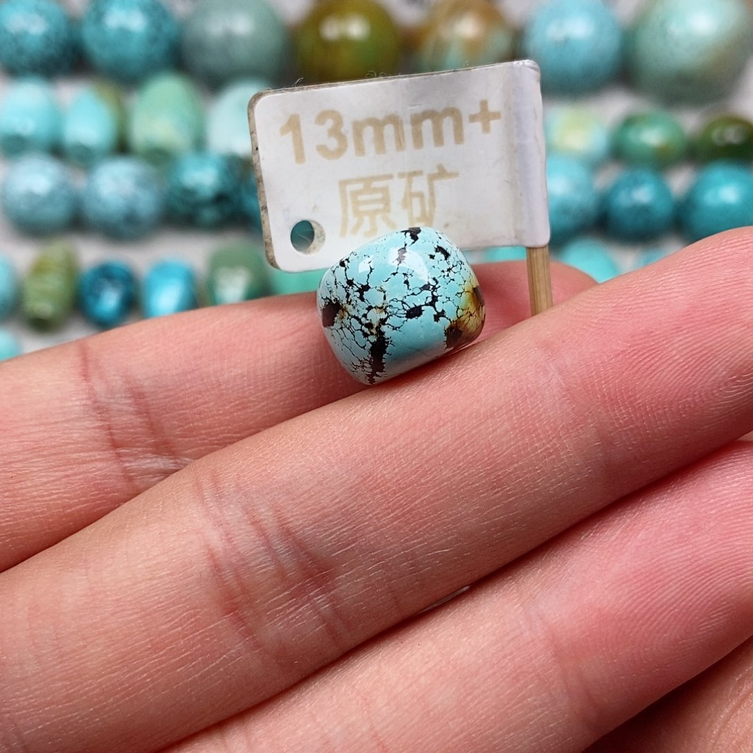 未镶嵌绿松石珠宝半成品