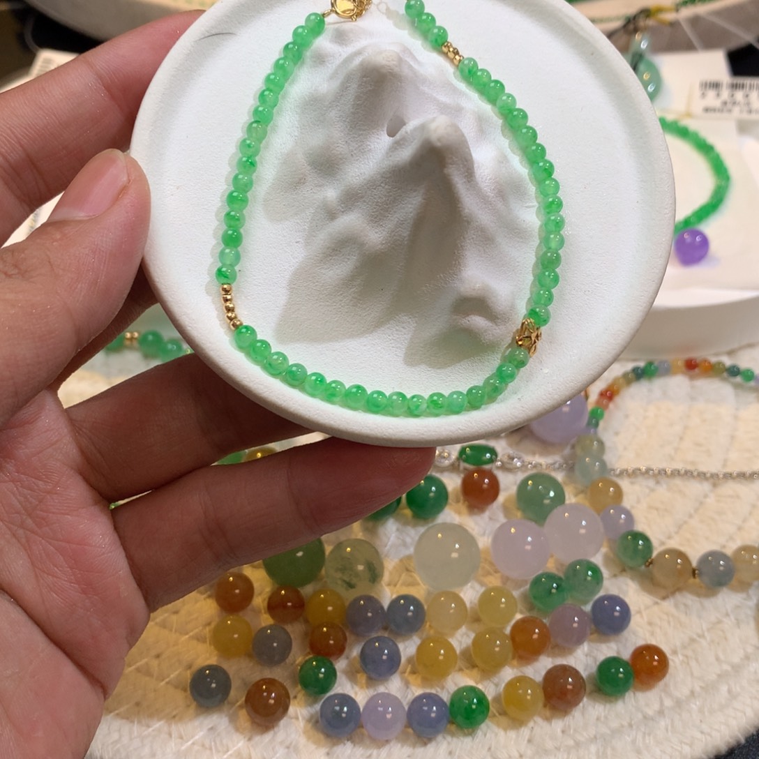 散珠翡翠冰阳绿单圈