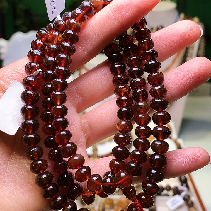 琥珀未镶嵌裸石抚顺琥珀8/血珀YG25