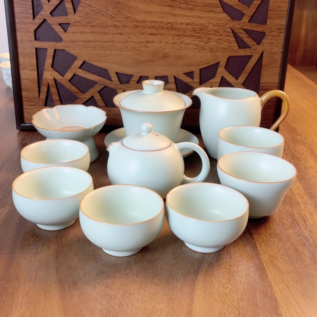 M***川仙南汝窑大套装