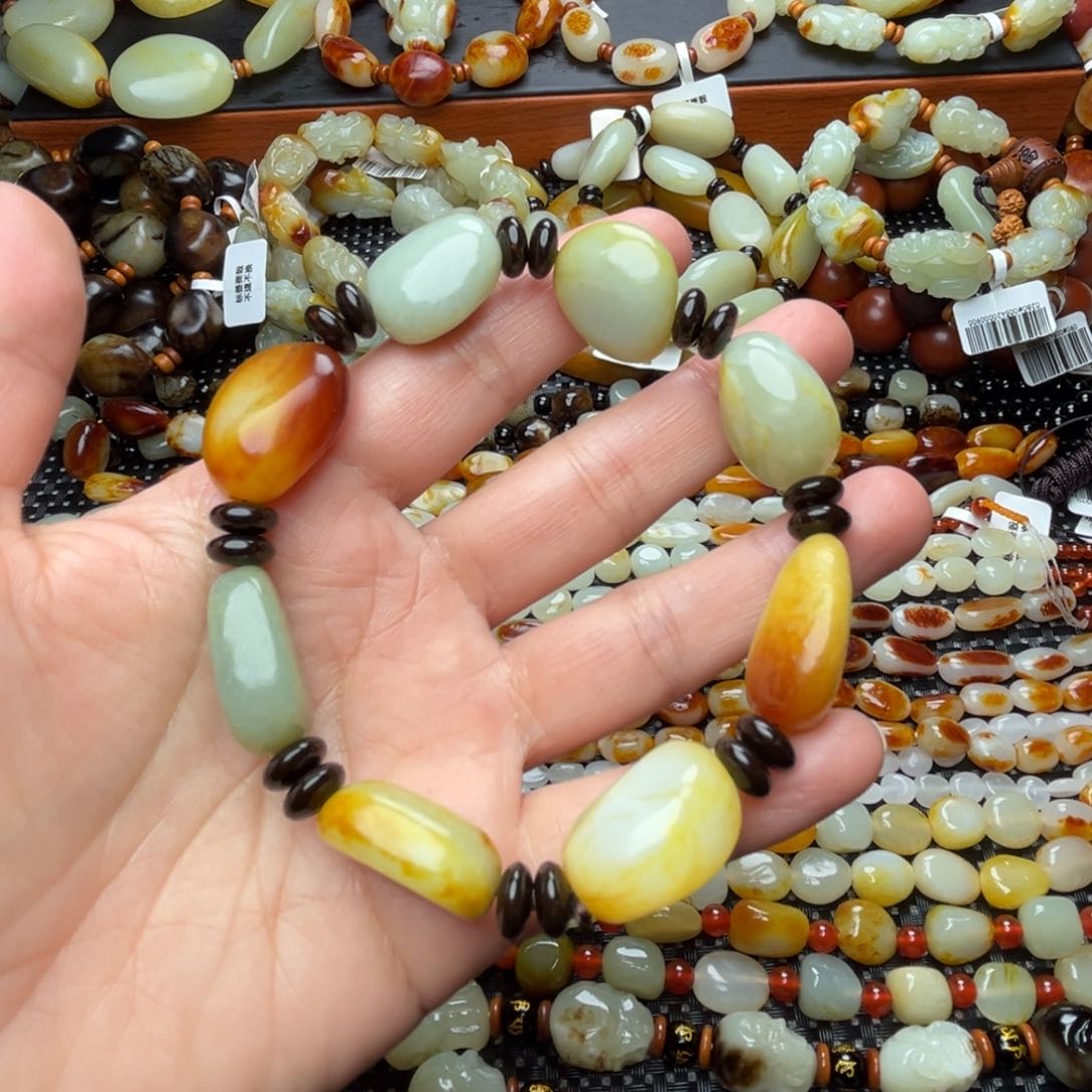 和田玉手链未镶嵌