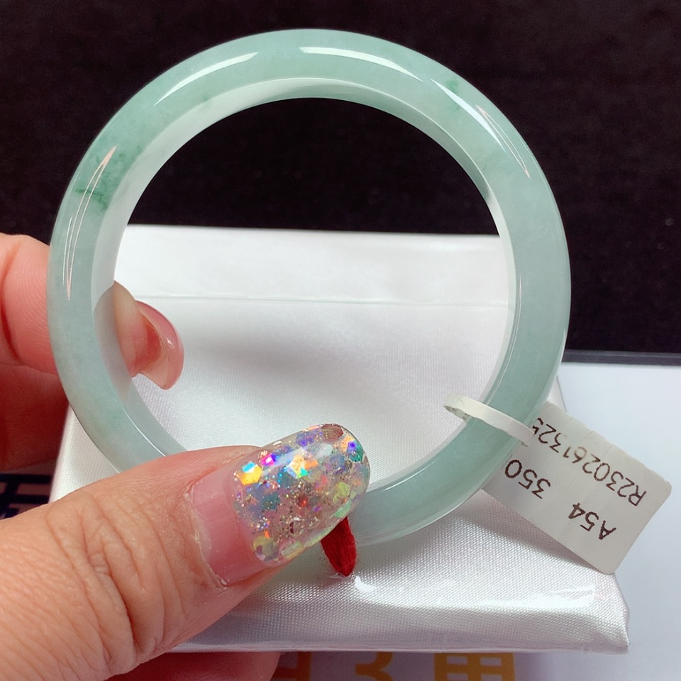 【闪购商品】翡翠手镯未镶嵌天然翡翠手镯54