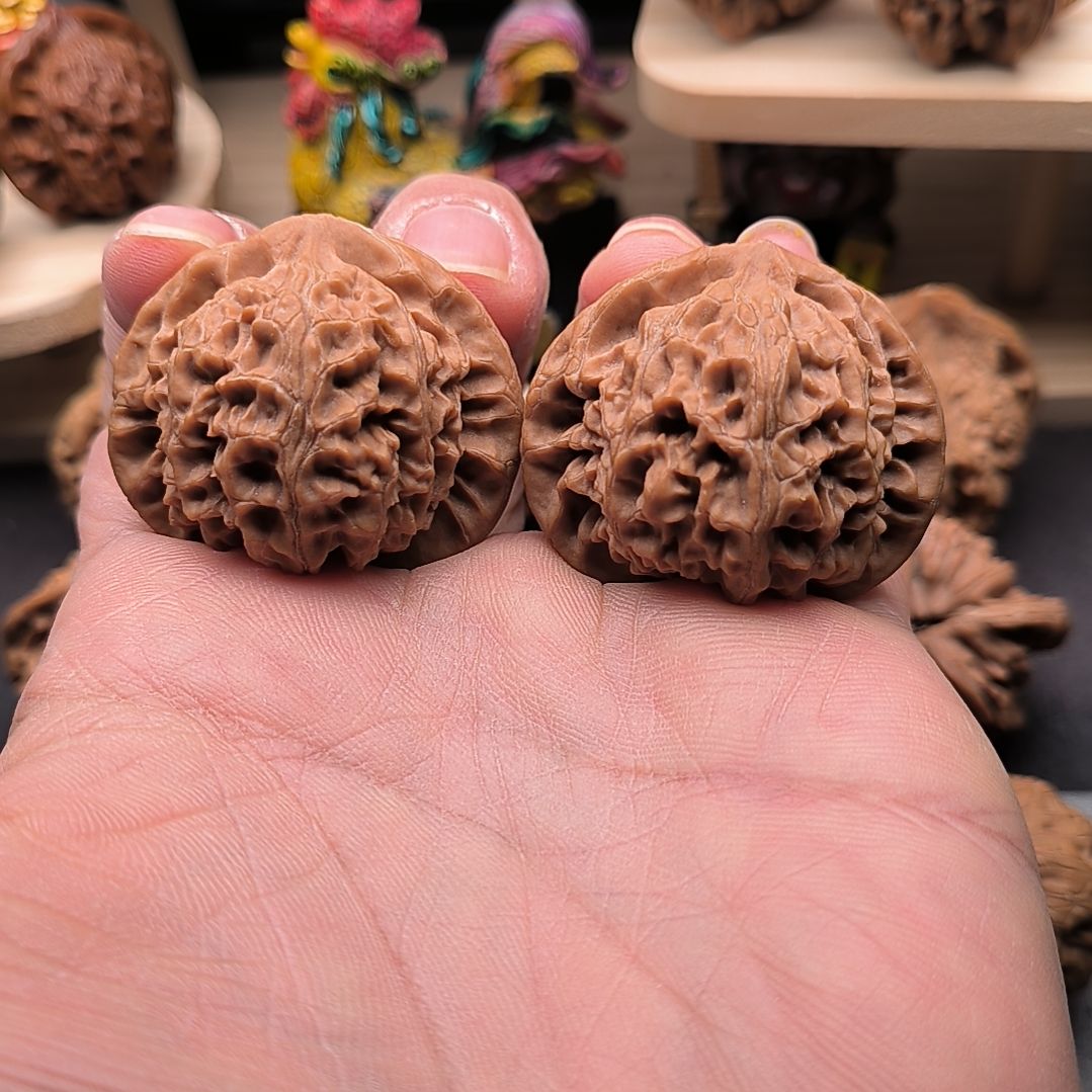 文玩核桃吊坠不打药老款宫灯40尺