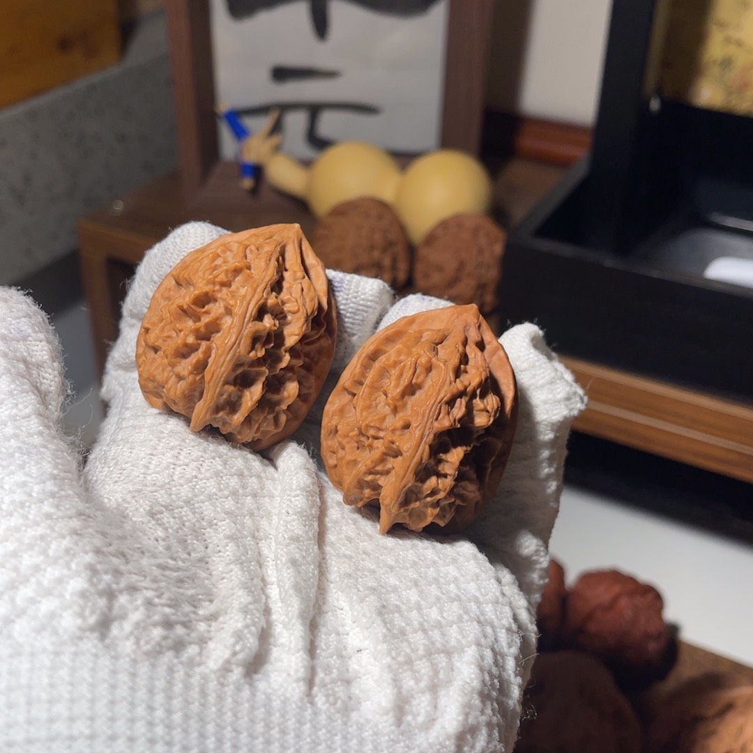 文玩核桃把件35龙骨，不退不换