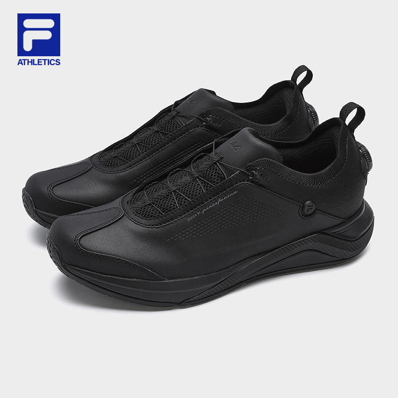 FILA AERO ROADSTER超跑系列皮网拼接飞织领运动休闲鞋A12M441118