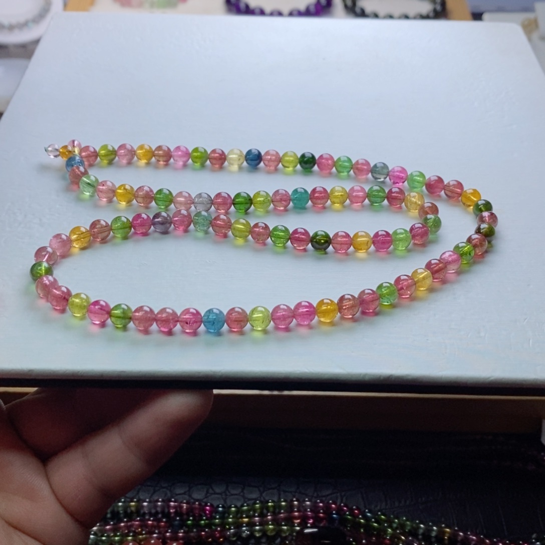 碧玺碧玺手链未镶嵌