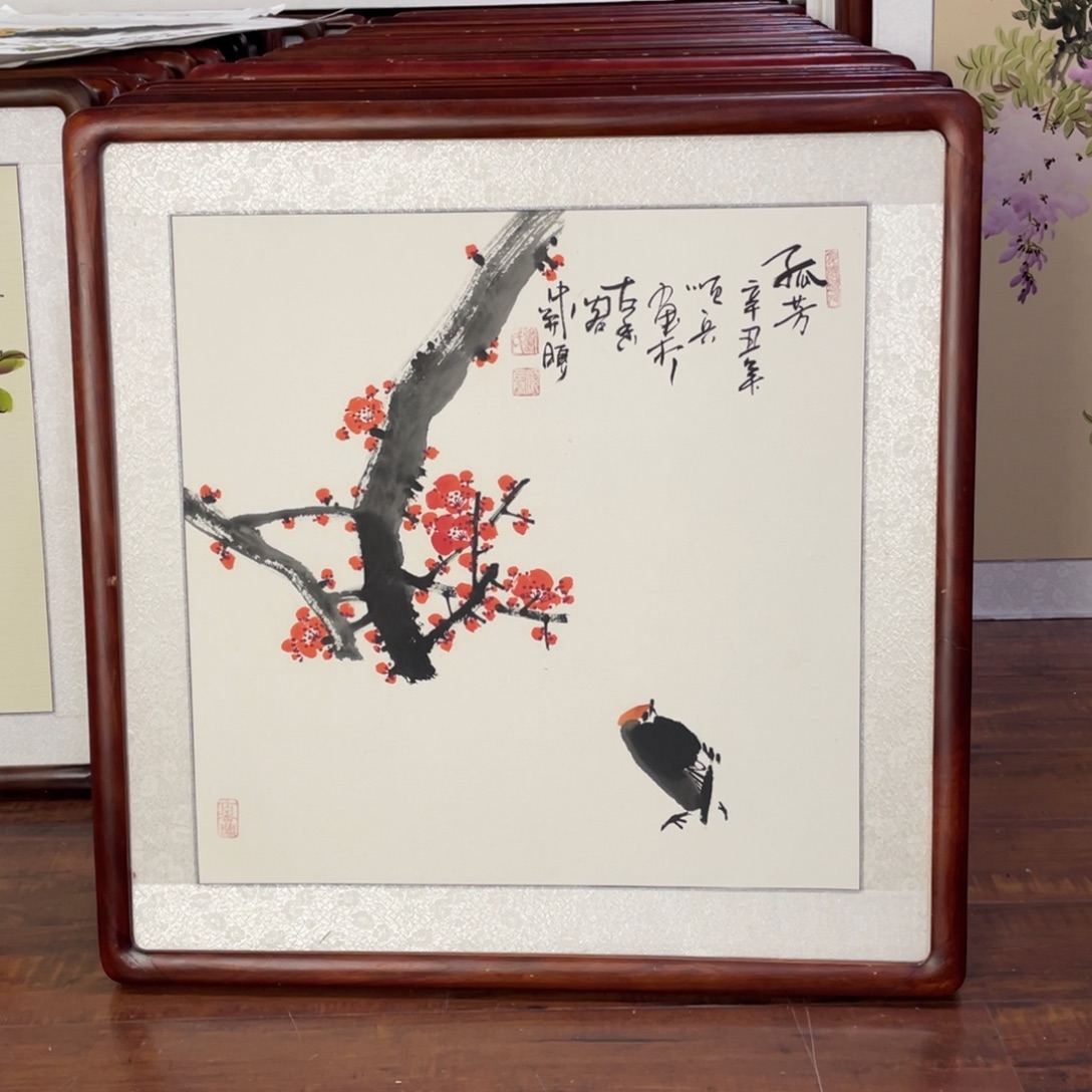 国画带框尺寸63*63厘米