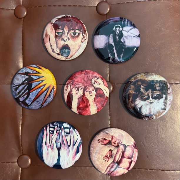 刘不想原创设计吧唧徽章