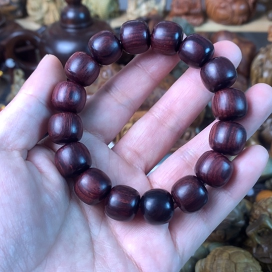 花梨木类自****子紫油梨1314手串好