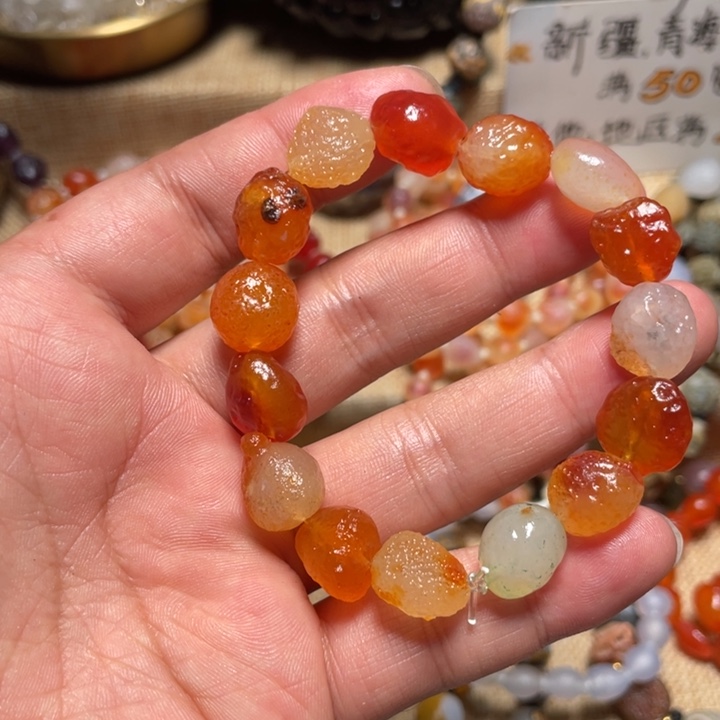 合金手链玛瑙/玉髓