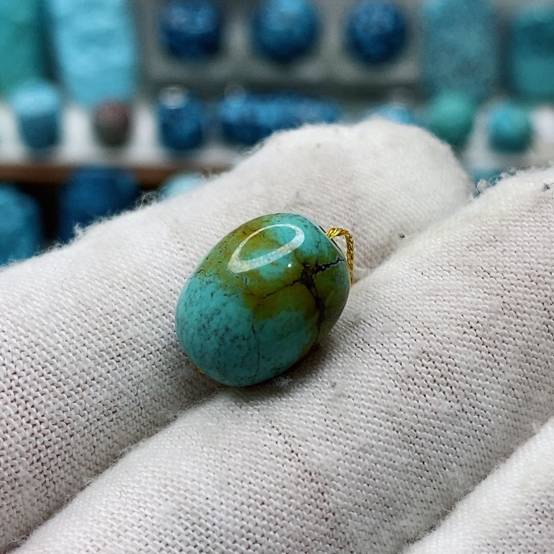 绿松石珠宝奇石未镶嵌