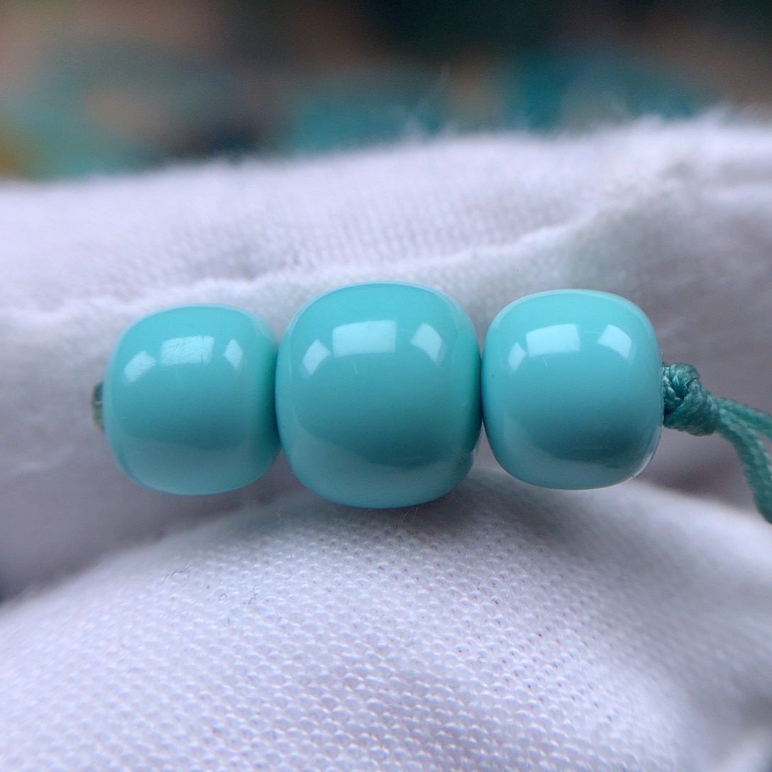 绿松石全品腰珠7.1顶珠8.4未镶嵌