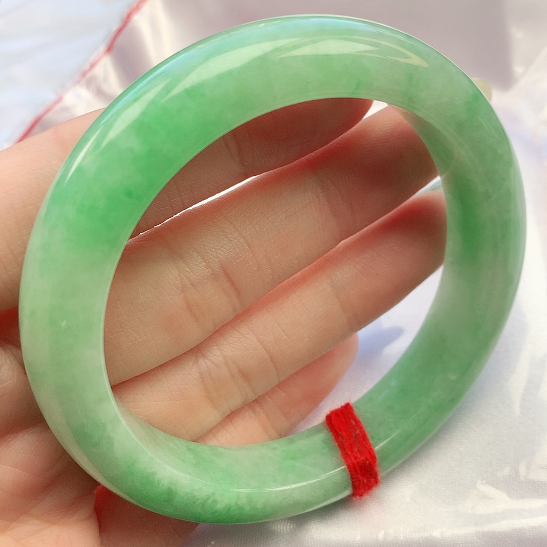 翡翠未镶嵌手镯57圈口882427