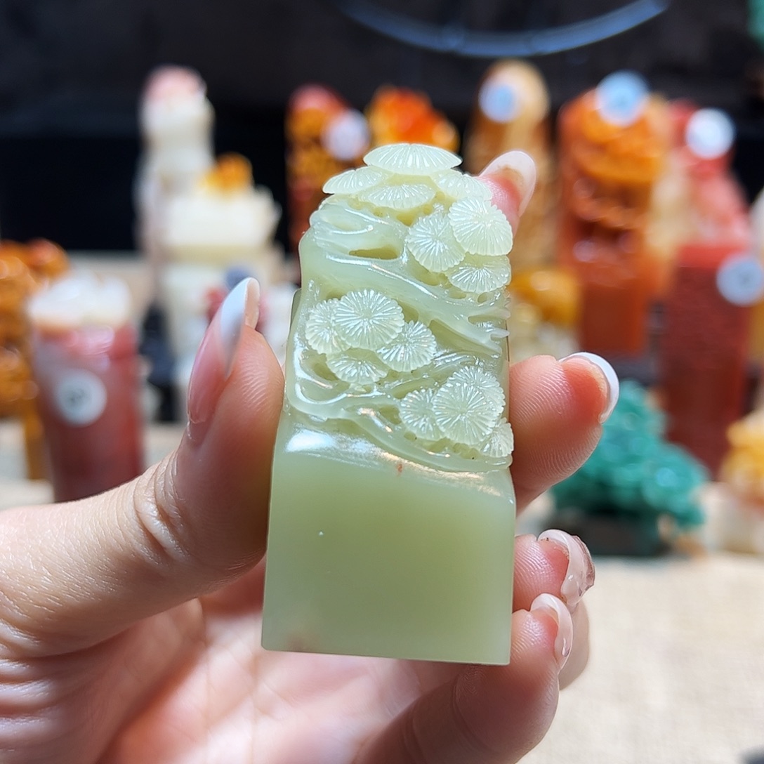 石材寿山石印章1