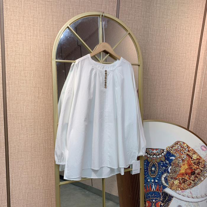 CS102孕妇白色上衣100-150