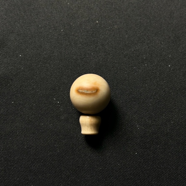 A22522 圆珠分体三通  只做天然猛犸牙