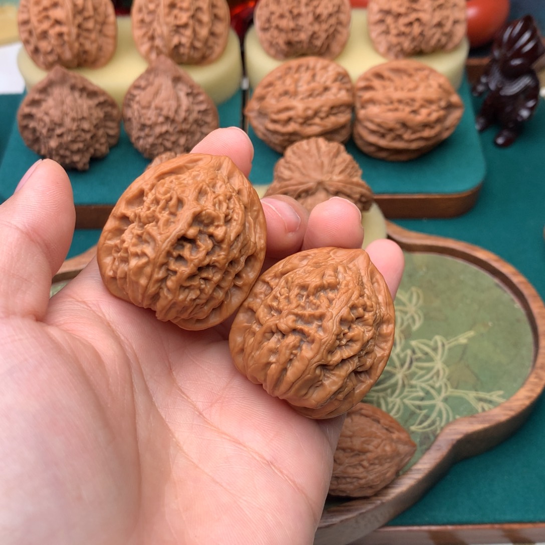 文玩核桃把件凤凰台35