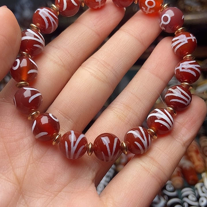 玛瑙/玉髓未镶嵌手链