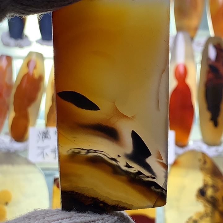 未镶嵌玛瑙/玉髓珠宝半成品124