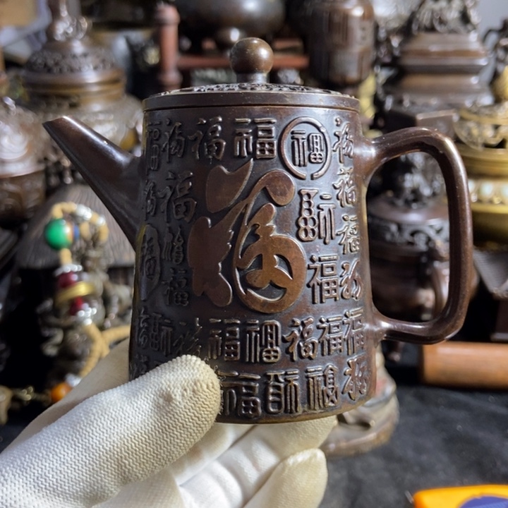 铜器工艺品摆件香炉摆件