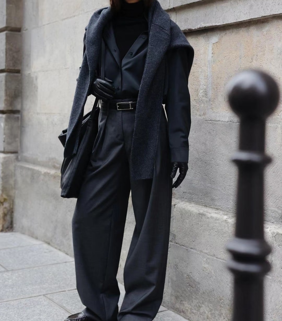 大地小花（119-229）秋冬气质小众韩系极简百搭通勤高端女装