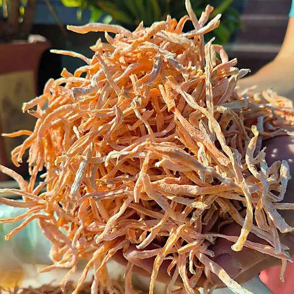 2025新货红心番薯丝干福建高山沙地去皮生地瓜丝干自然晒干地瓜米