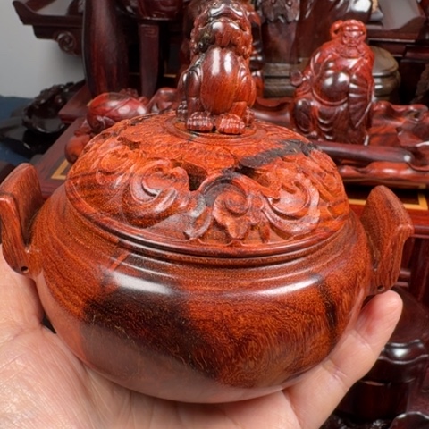 檀香紫檀（小叶紫檀）把件潇**生