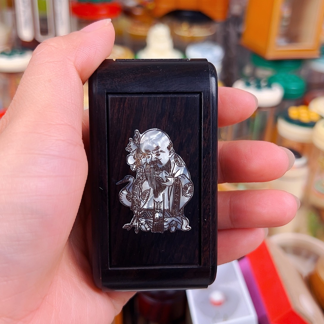 老寿星竹蛉盒配竹蛉