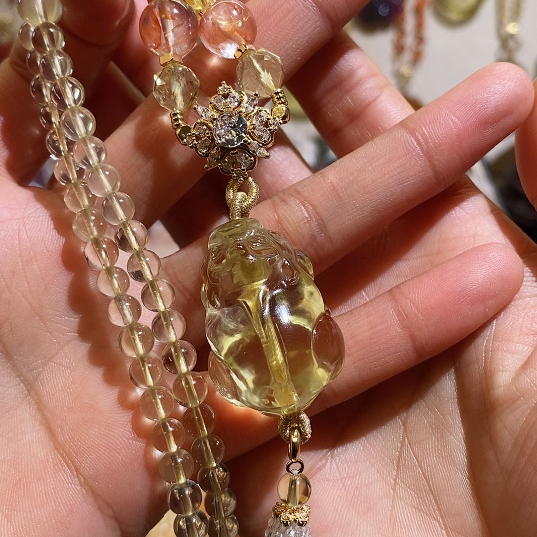 水晶颈饰未镶嵌水晶