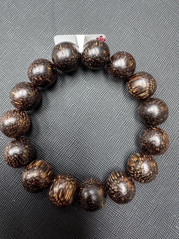 640沉木圆珠手串