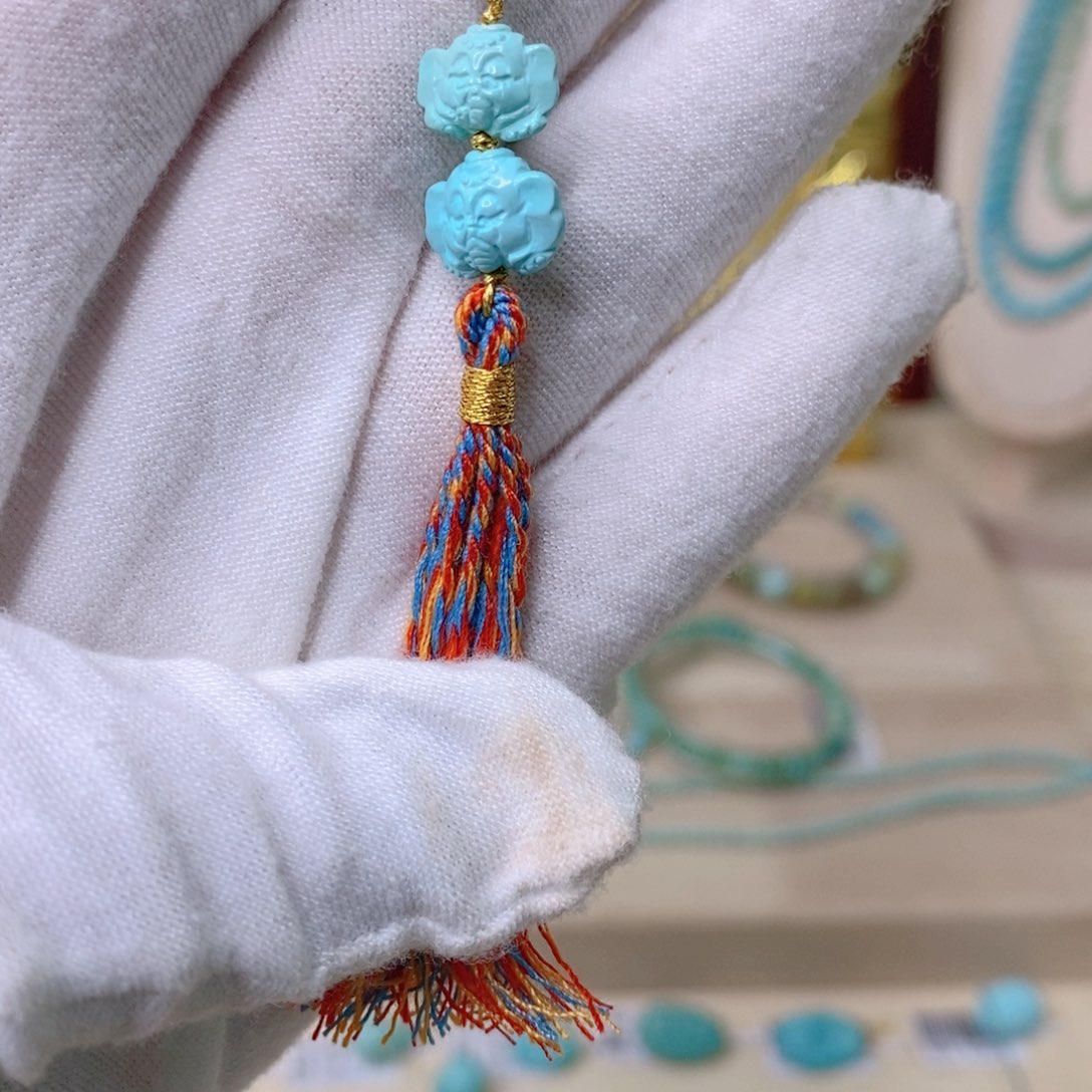 绿松石侧挂未镶嵌