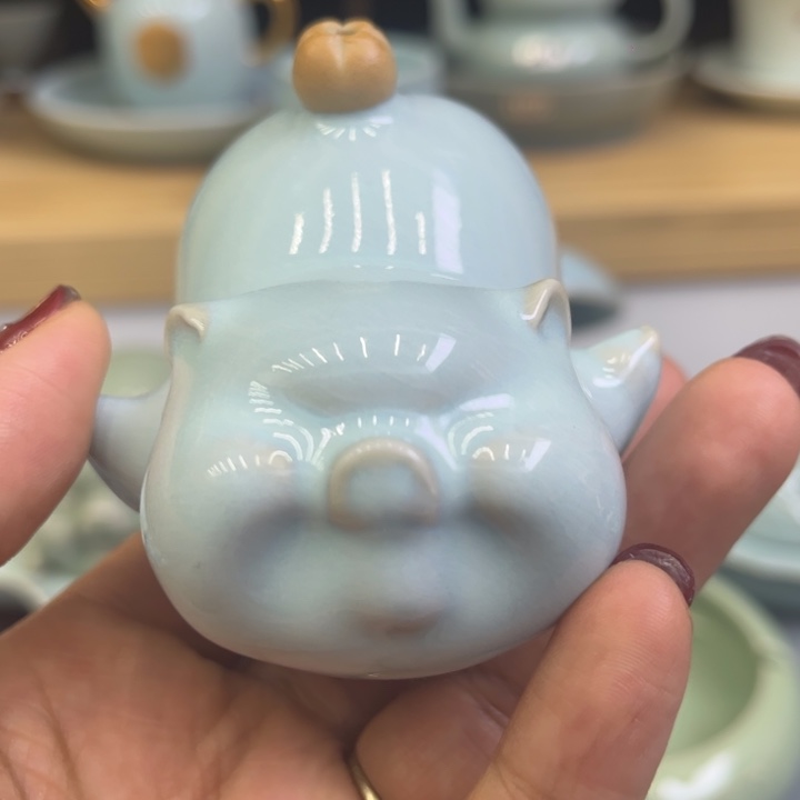 杯子微瑕小飞猪半手工