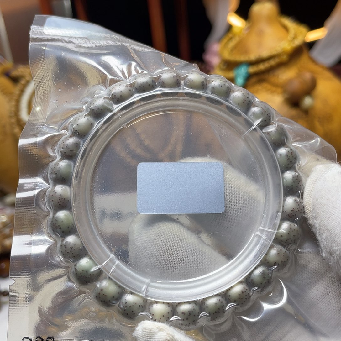 手串星月菩提7-8老型桶双留白糯冰