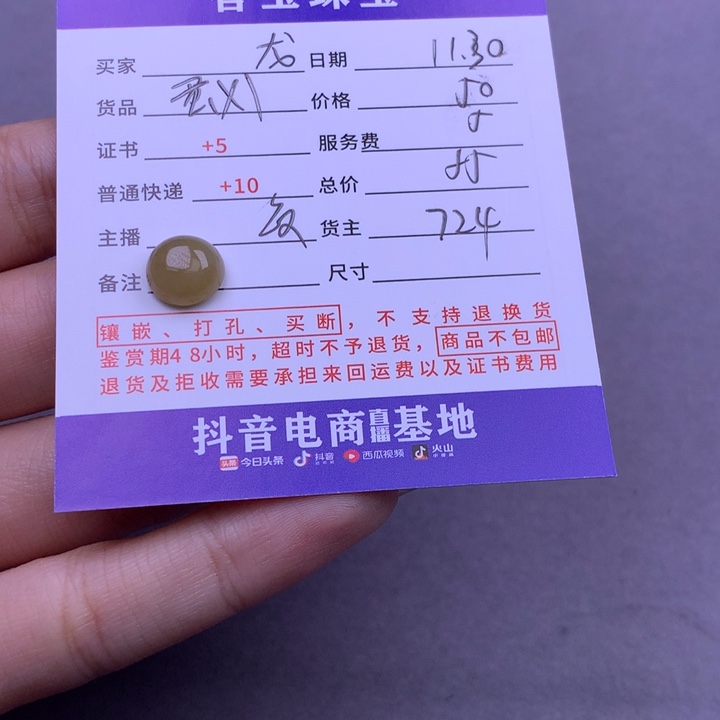 颈饰未镶嵌翡翠龙*