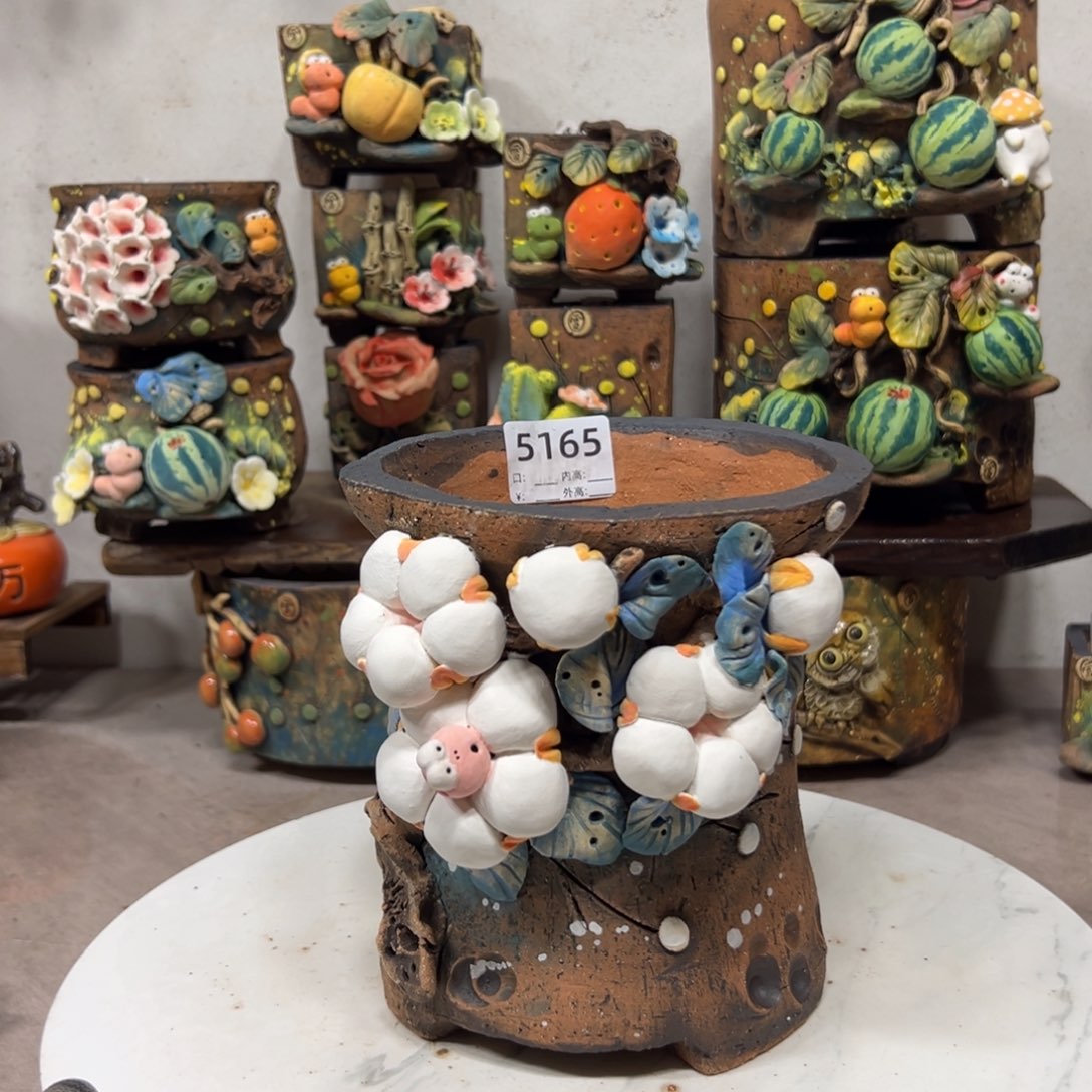 5165 号，口13.5高17雨田