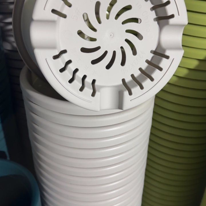 四季5号5个盆5个托盘花盆