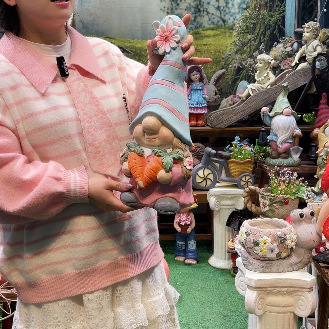 摆件花园摆件红红火火微瑕