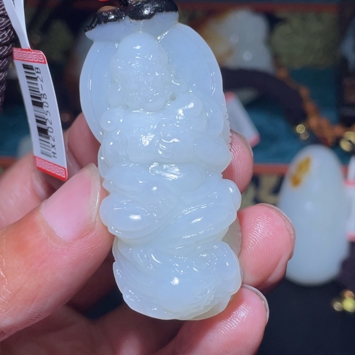 和田玉未镶嵌颈饰J