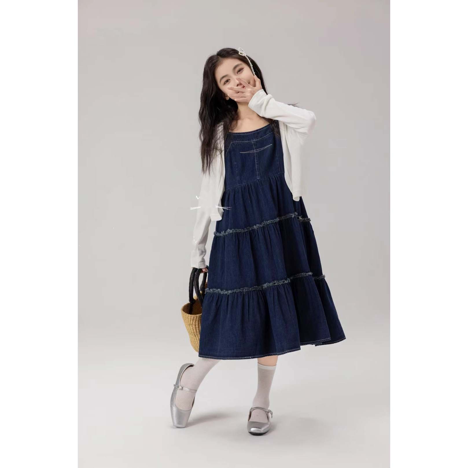 女童连衣裙2025年夏季洋气儿童裙子小女孩公主裙