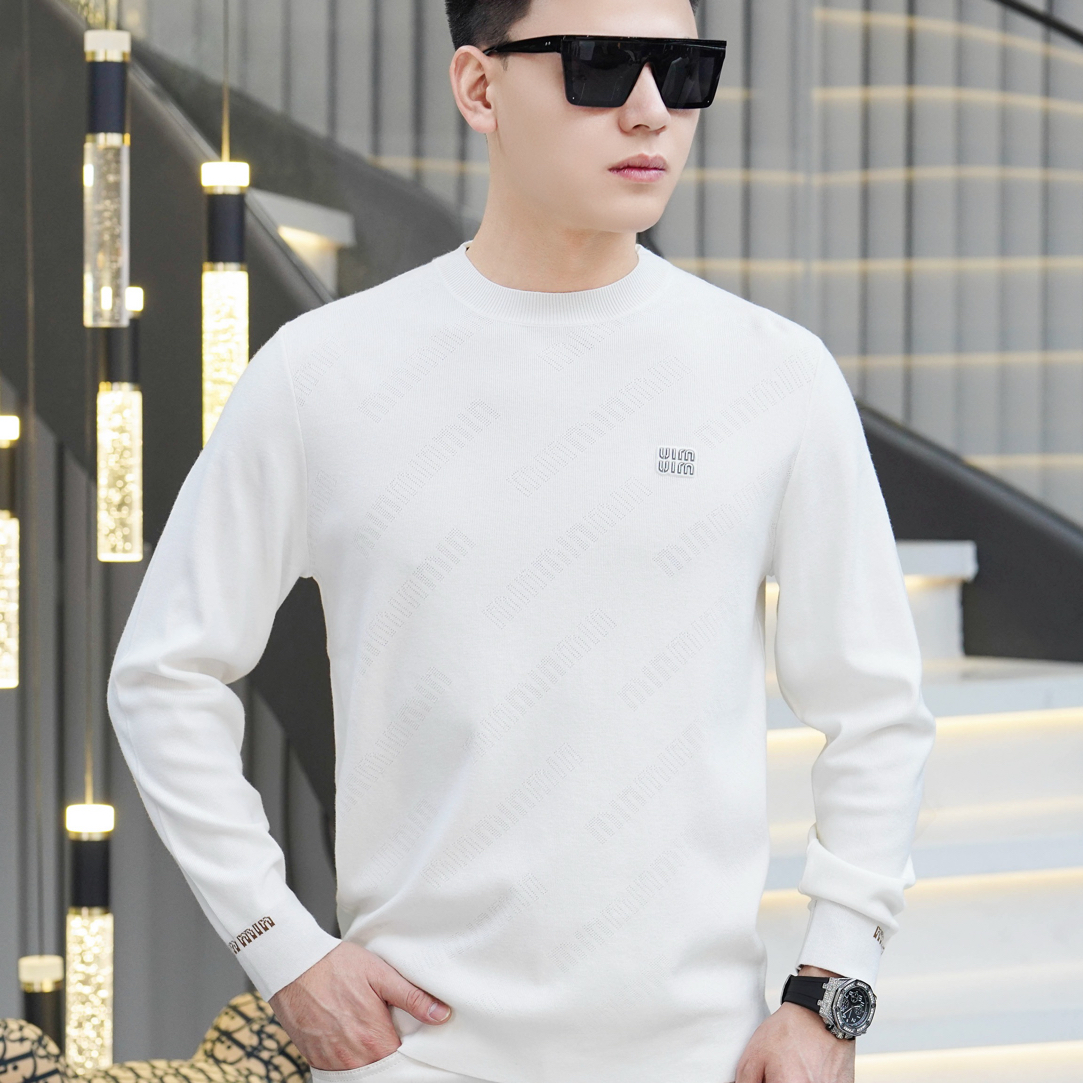 【尚品男装】【9013】2025秋冬高品质超细羊绒针织精品羊绒衫