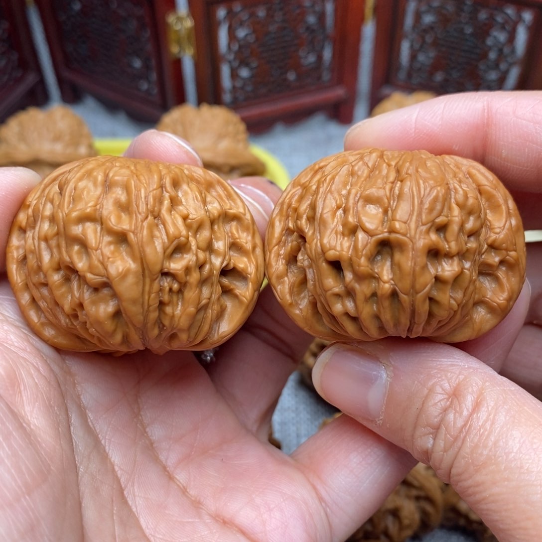 文玩核桃把件毕业绝配山地正磨42尺