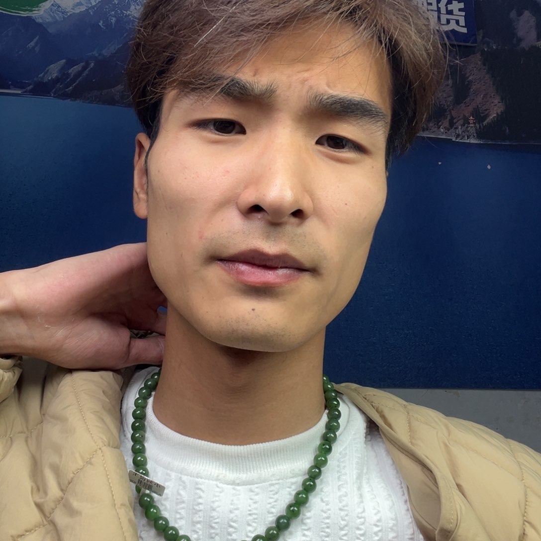 和田玉颈饰未镶嵌碧玉卡10妈妈链多样性拍一发一