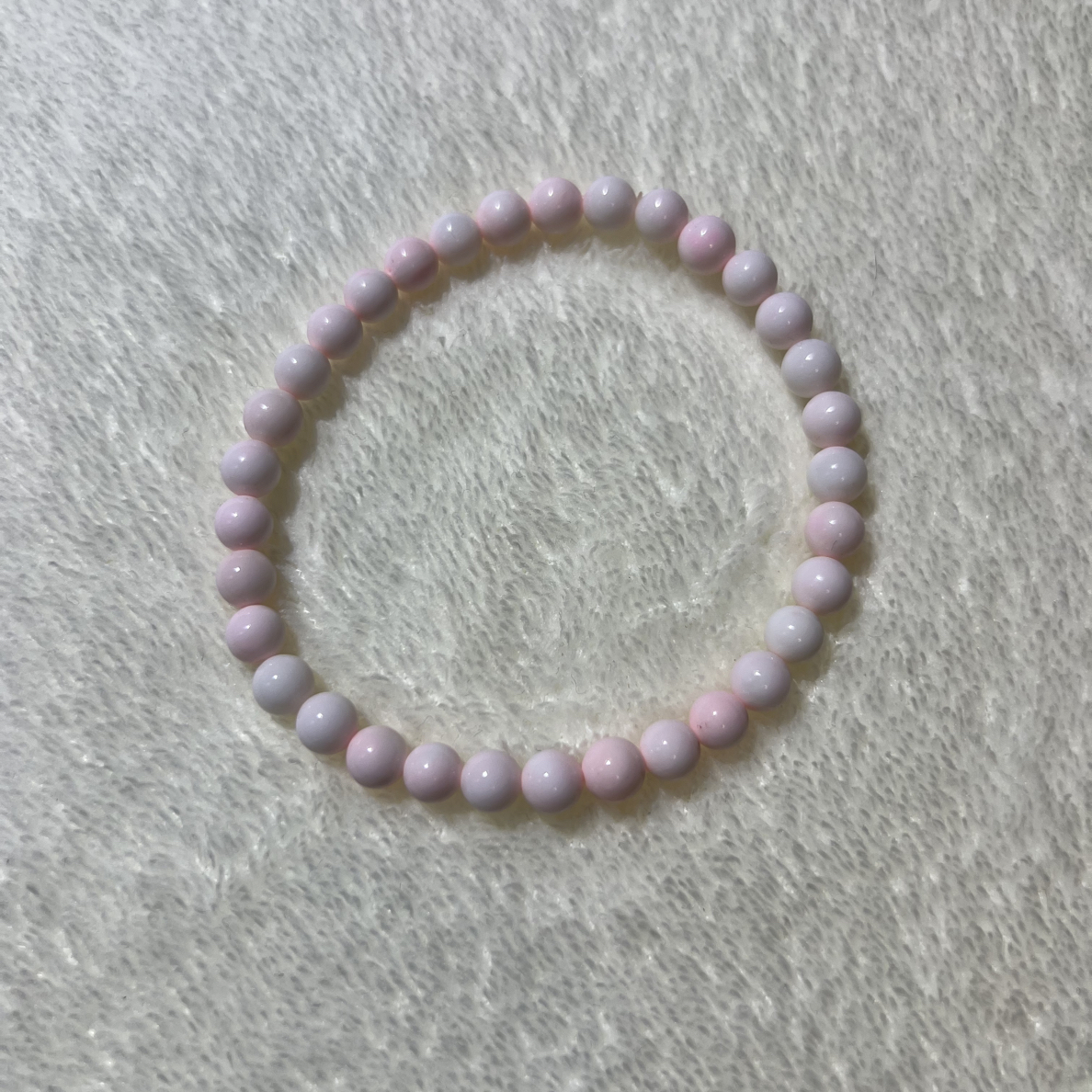 天然珊珊莫莫料天使之肌粉色系手链尺寸6mm以上