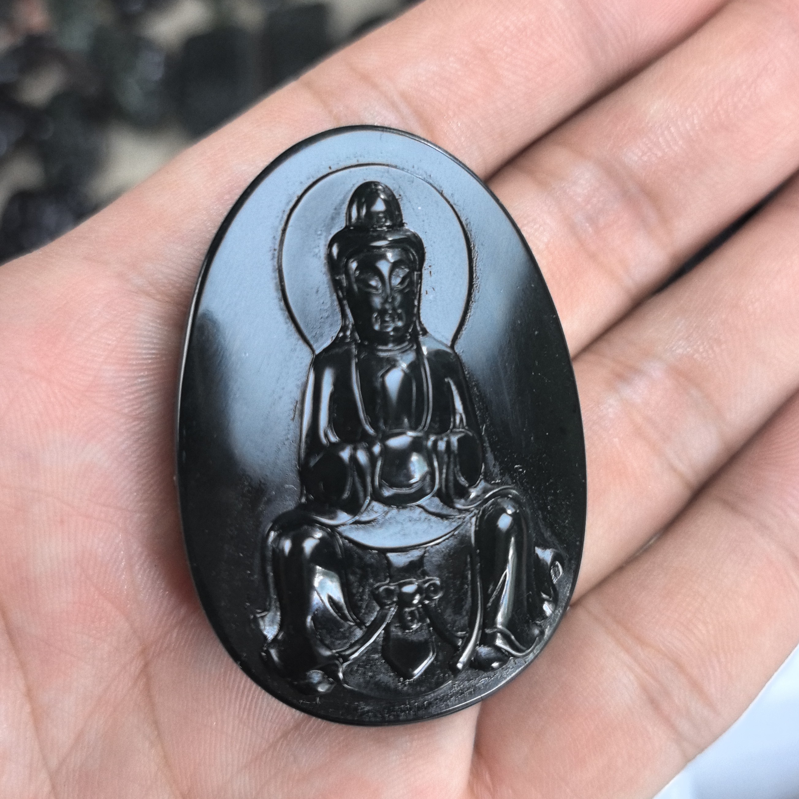 泰山玉  手工圣母