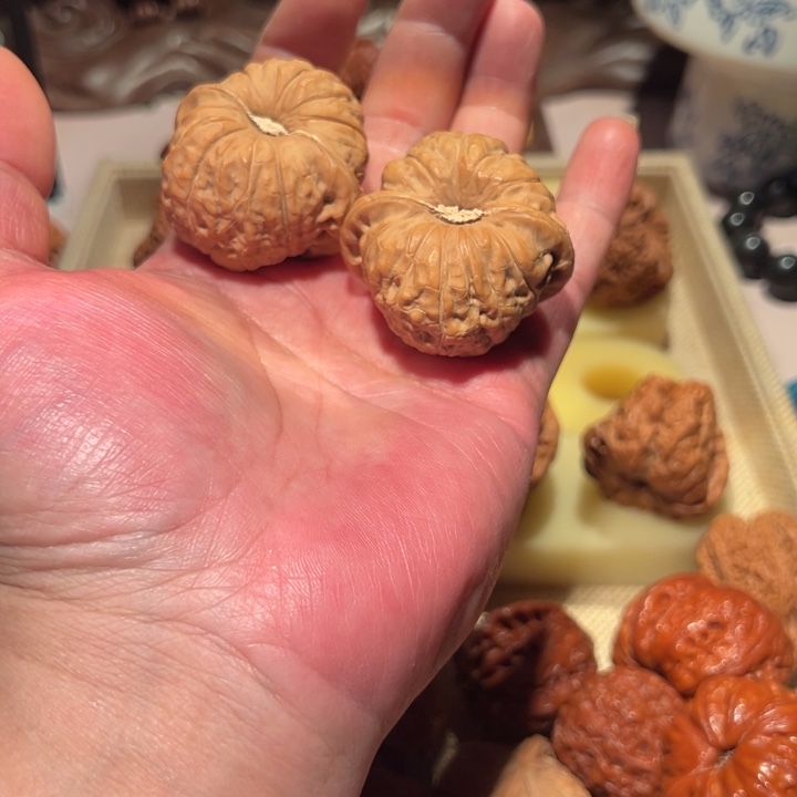 马***功文玩核桃把件南瓜顿